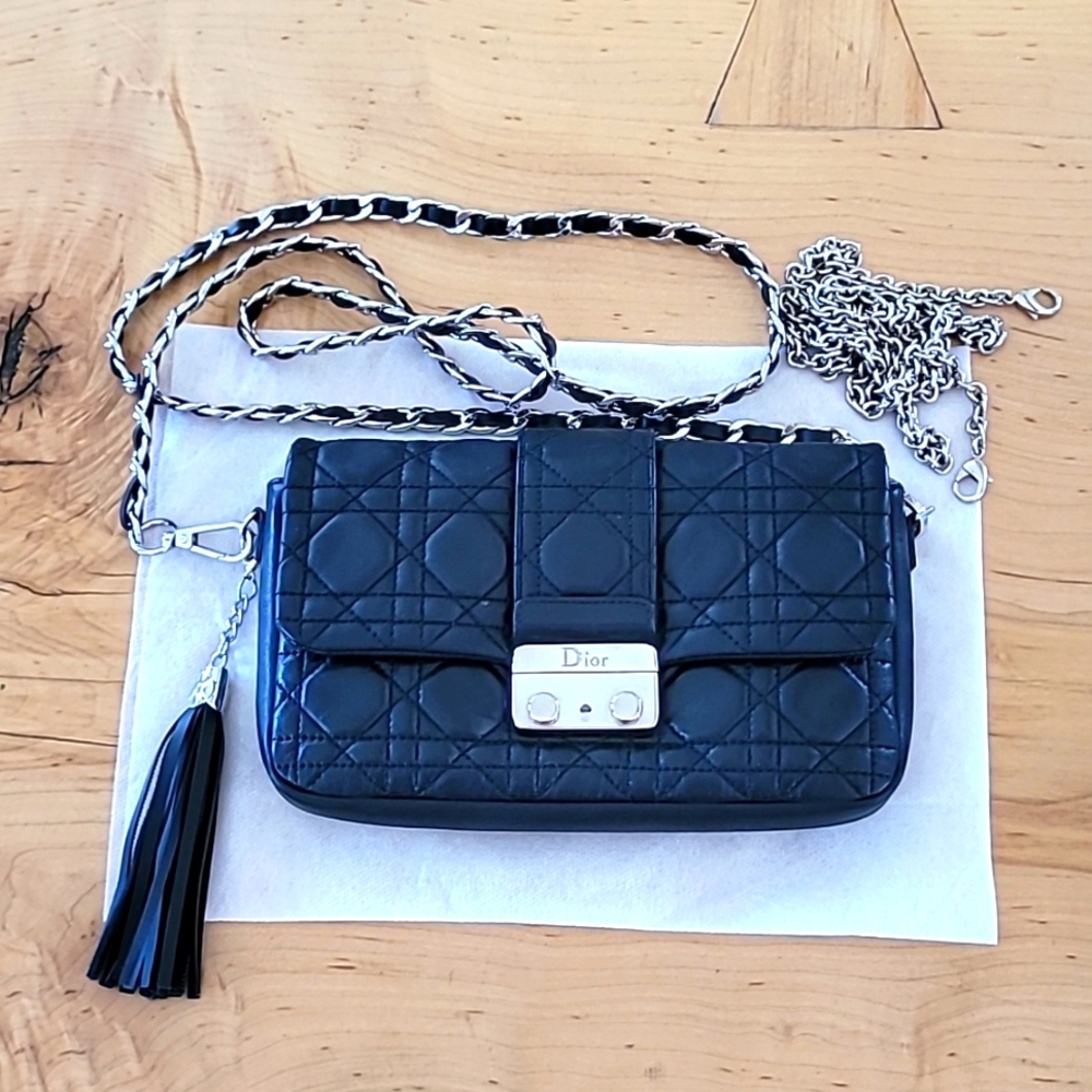 Dior Lady Dior Cannage Crossbody Bag